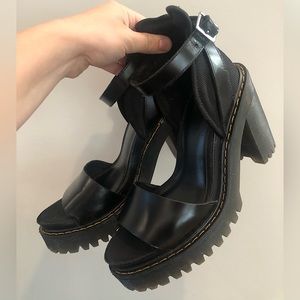 Dr. Martens Medea Leather Platform Sandal